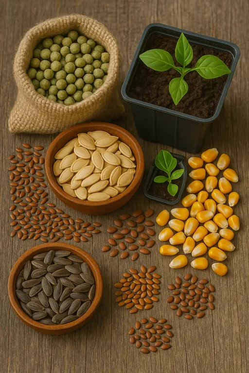 Seeds, fruit and spores, of a kind used for sowing
